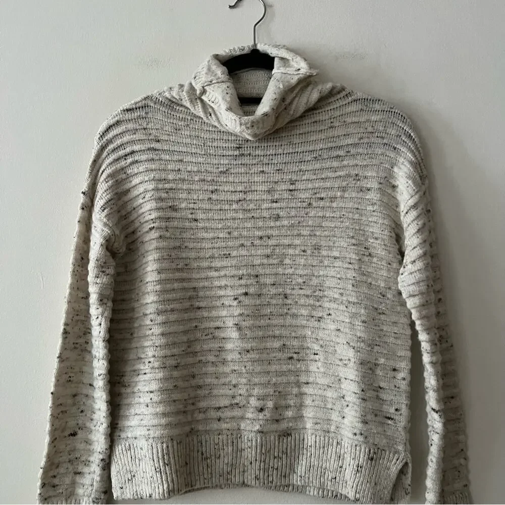 Madewell Donegal Belmont Mockneck Sweater in Coziest Yarn